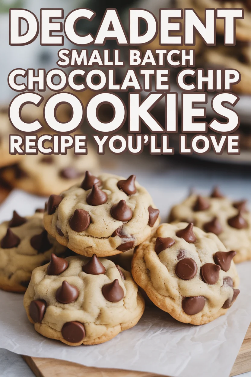 small batch chocolate chip cookies recipe