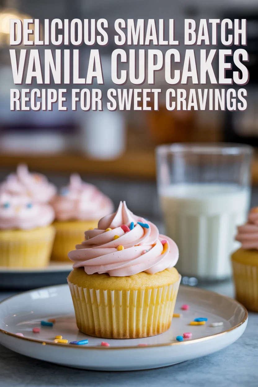 Delicious Small Batch Vanilla Cupcakes Recipe for Sweet Cravings