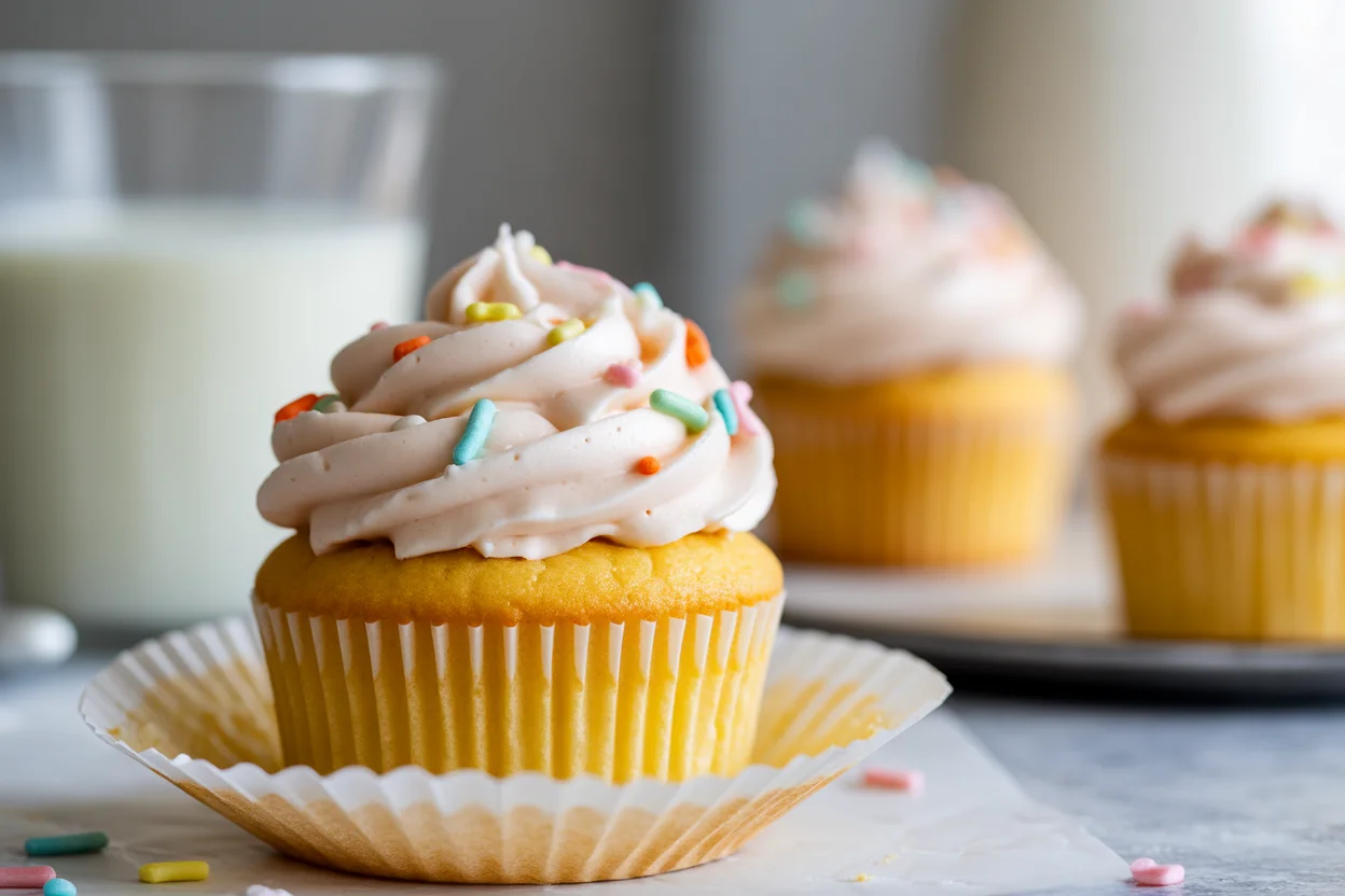 small batch vanilla cupcakes recipe
