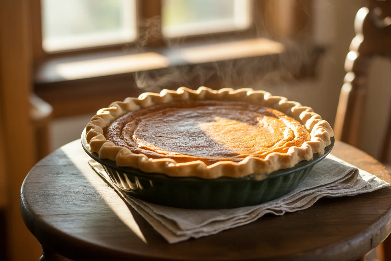 small batch sweet potato pie for two