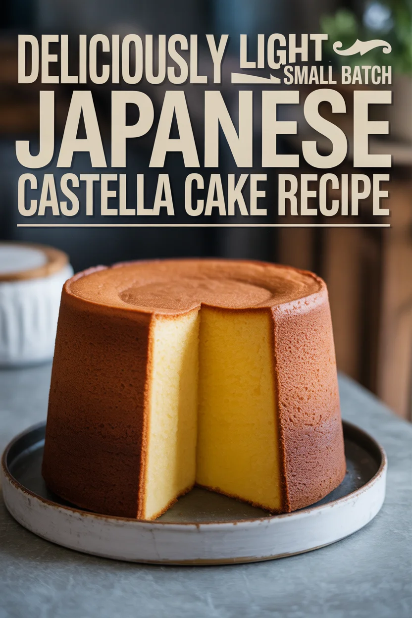 Small Batch Japanese Castella Cake