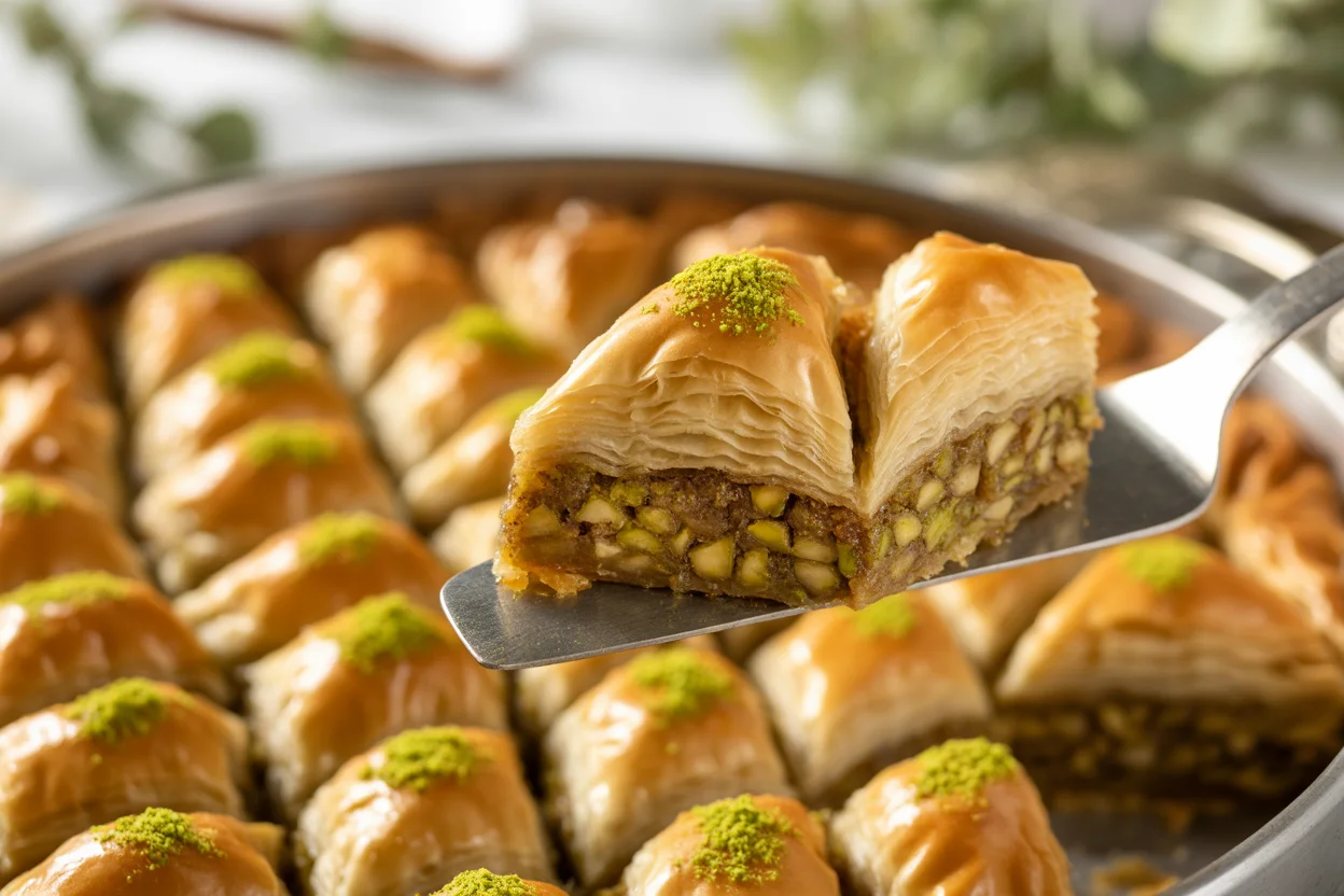 Small Batch Turkish Pistachio Baklava Rolls