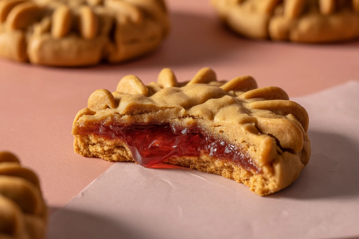 Deliciously Fun Small Batch Peanut Butter & Jelly Swirl Cookies