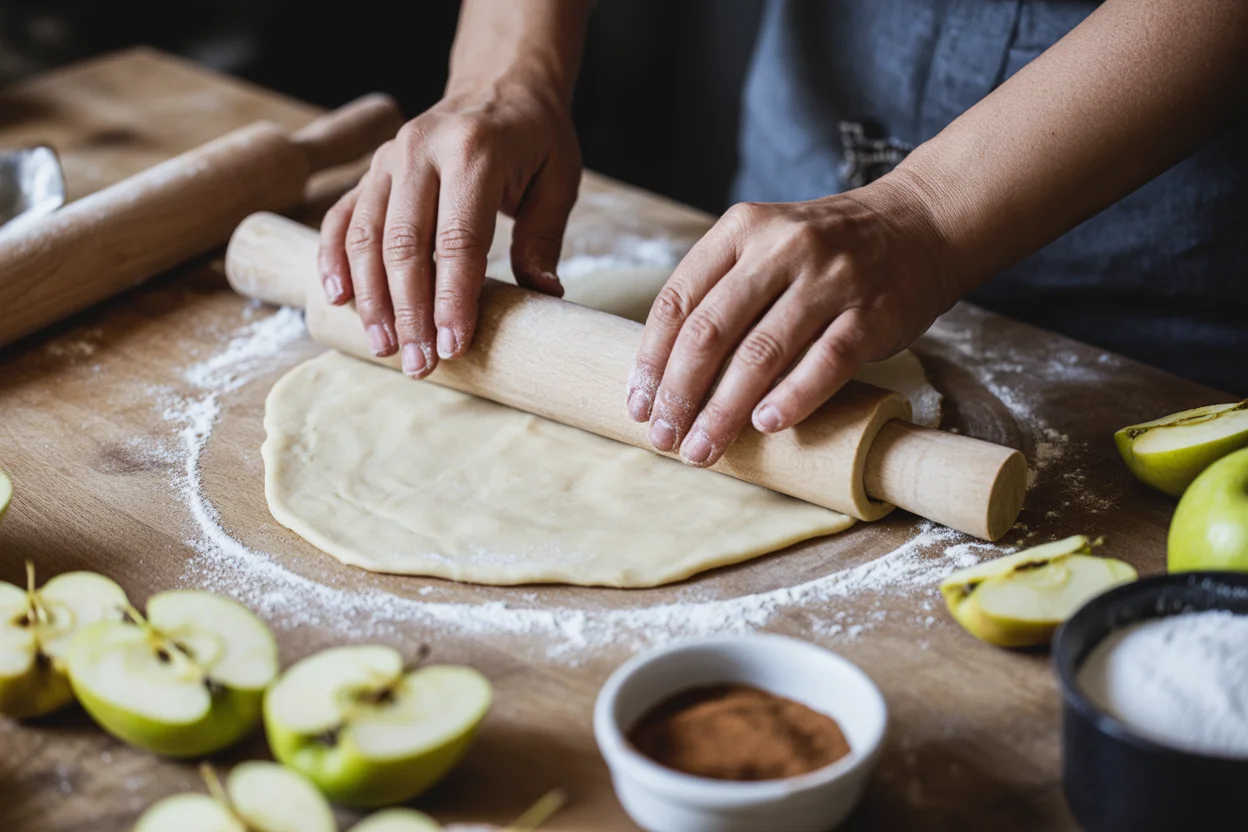 Small Batch Danish Apple Cake