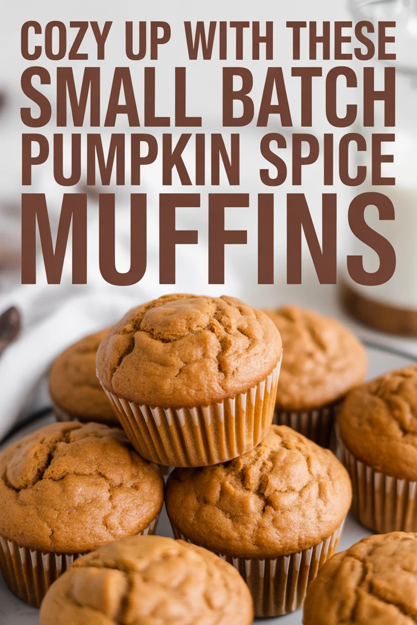 Small Batch Pumpkin Spice Muffins