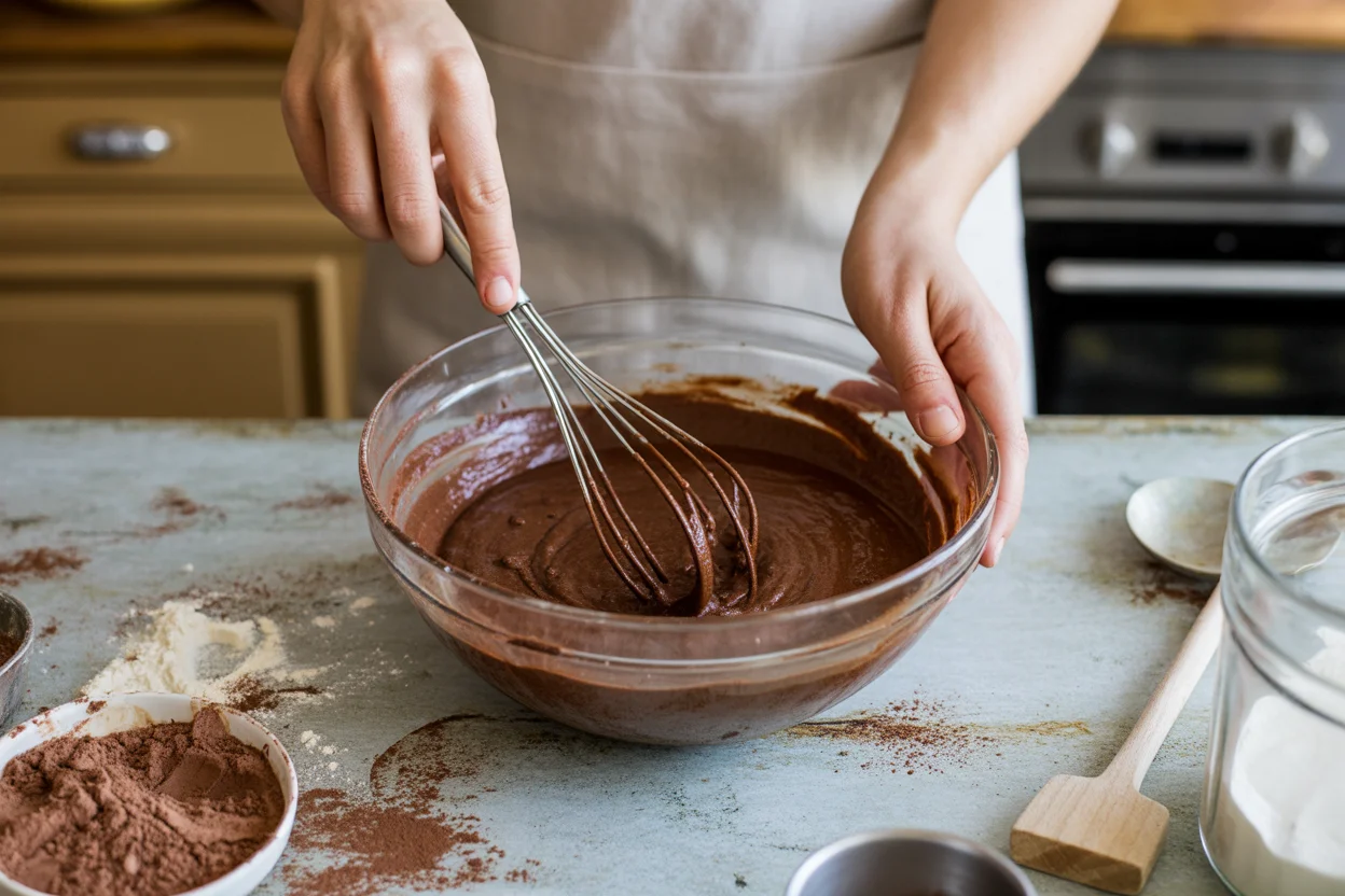 Decadent Small Batch Double Chocolate Mocha Cupcakes for Two