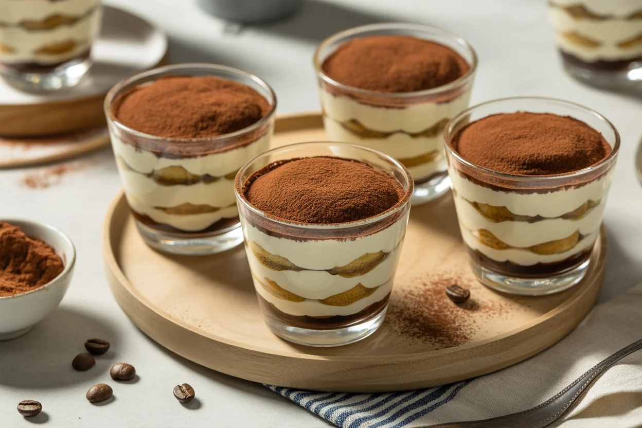 Deliciously Easy Small Batch Tiramisu Cups (No Bake)