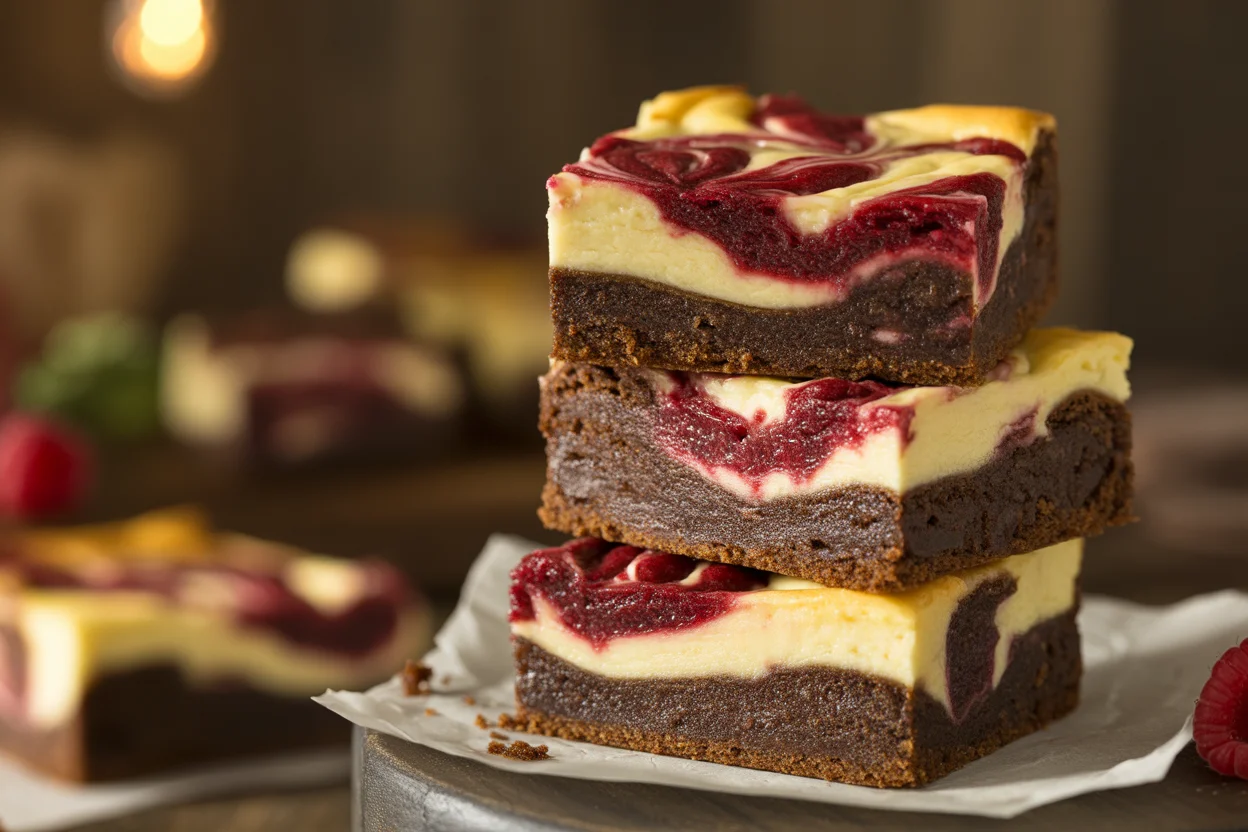 Delicious Small Batch Raspberry Cheesecake Swirl Brownies to Savor
