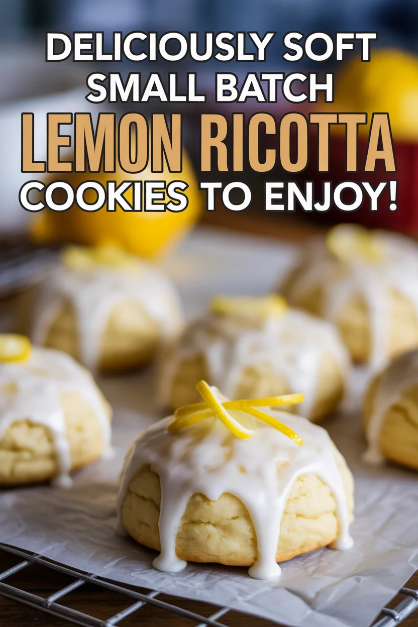 Small Batch Lemon Ricotta Cookies