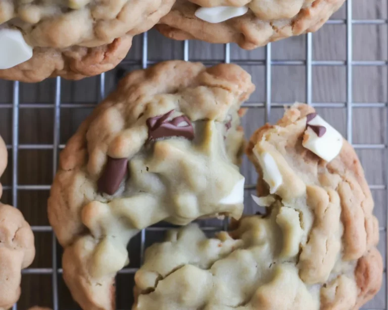 Delicious Small Batch Mexican Chocolate Chunk Cookies on a baking sheet