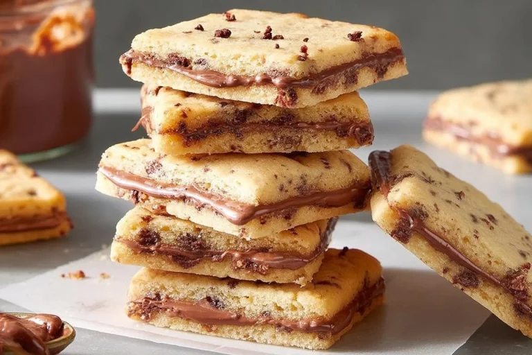 Delicious Nutella Cranberry Cookies with chocolate and cranberry ingredients