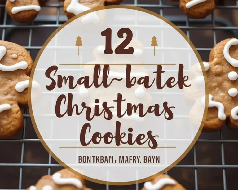 Small batch holiday cookies for small family, perfect for Christmas celebrations.