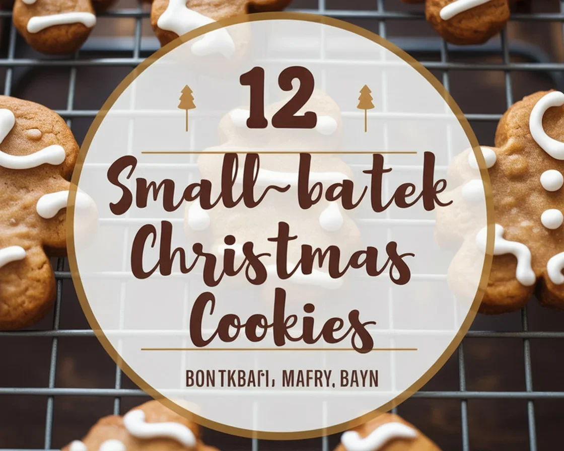 Small batch holiday cookies for small family, perfect for Christmas celebrations.