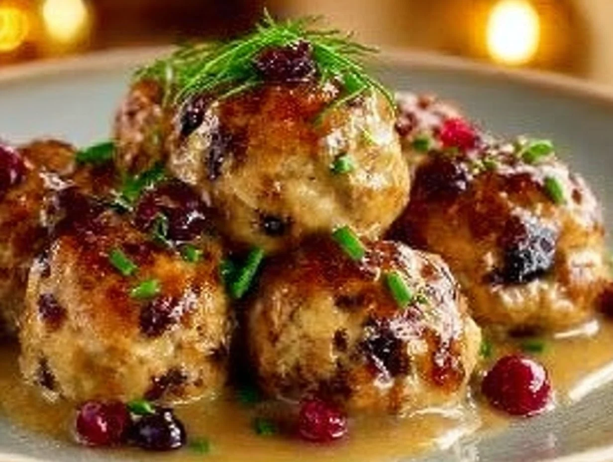 Delicious Turkey Stuffing Balls recipe for festive meals