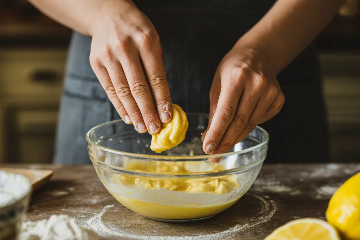 Small Batch Lemon Crinkle Cookies