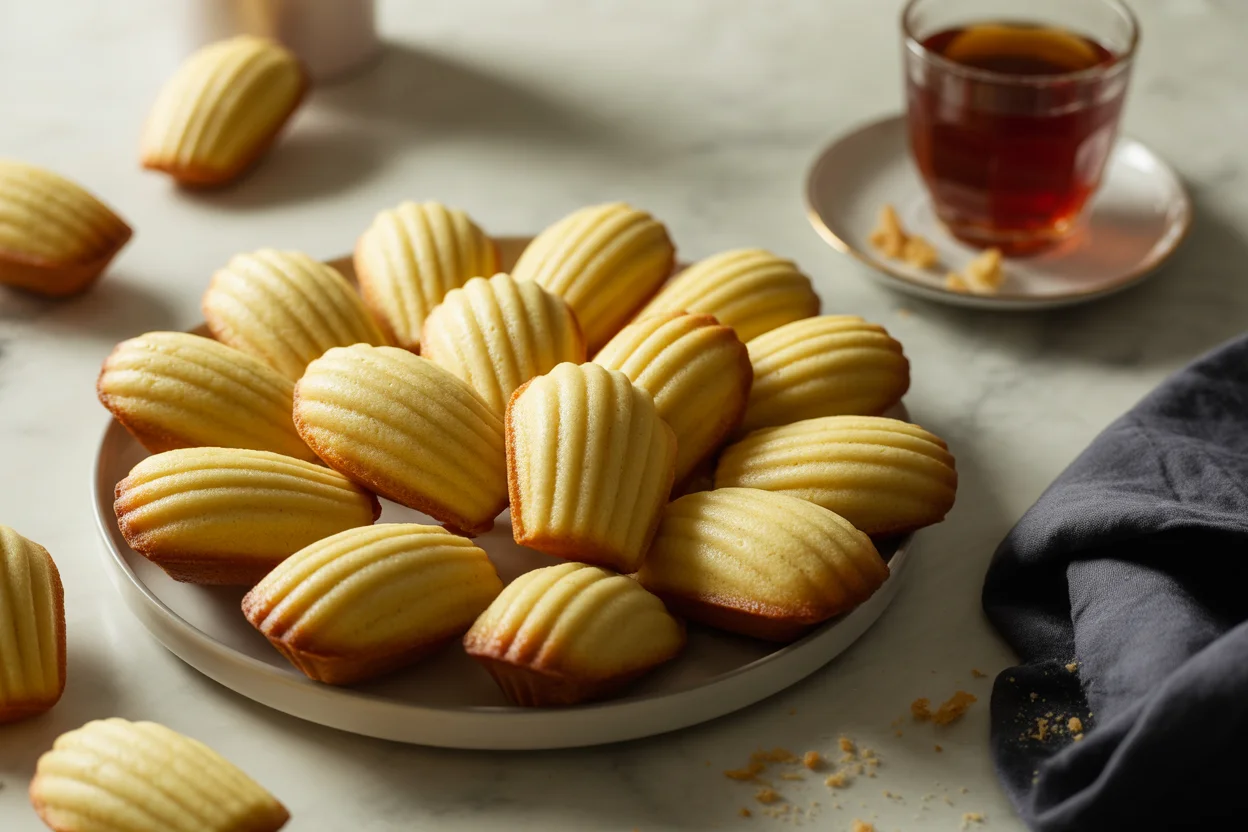 Small Batch Honey Almond Madeleines