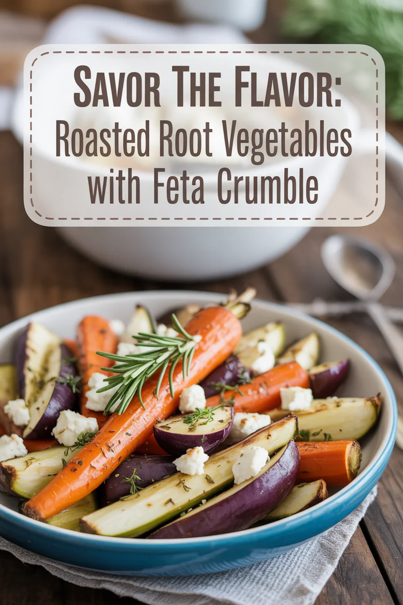 Savor the Flavor: Roasted Root Vegetables with Feta Crumble