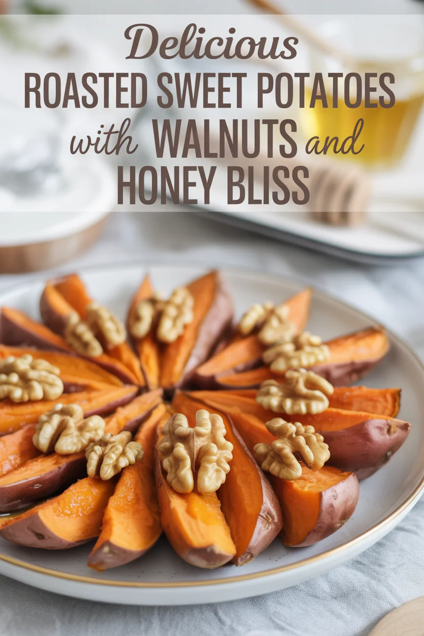 Delicious Roasted Sweet Potatoes with Walnuts and Honey Bliss