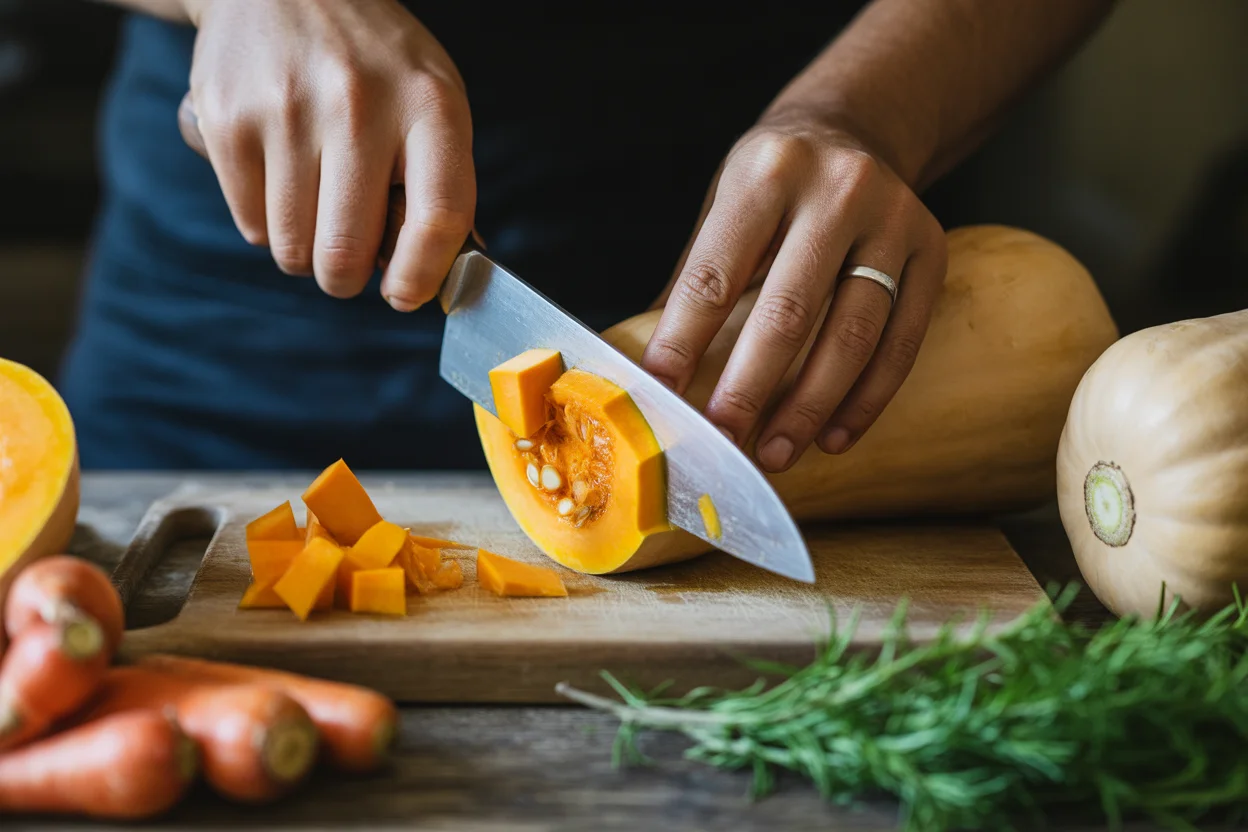 Savory Caramelized Butternut Squash with Cranberry Balsamic Bliss