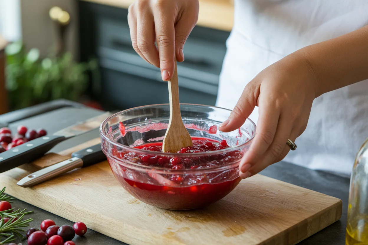 Cranberry Pepper Jelly Cream Cheese Dip