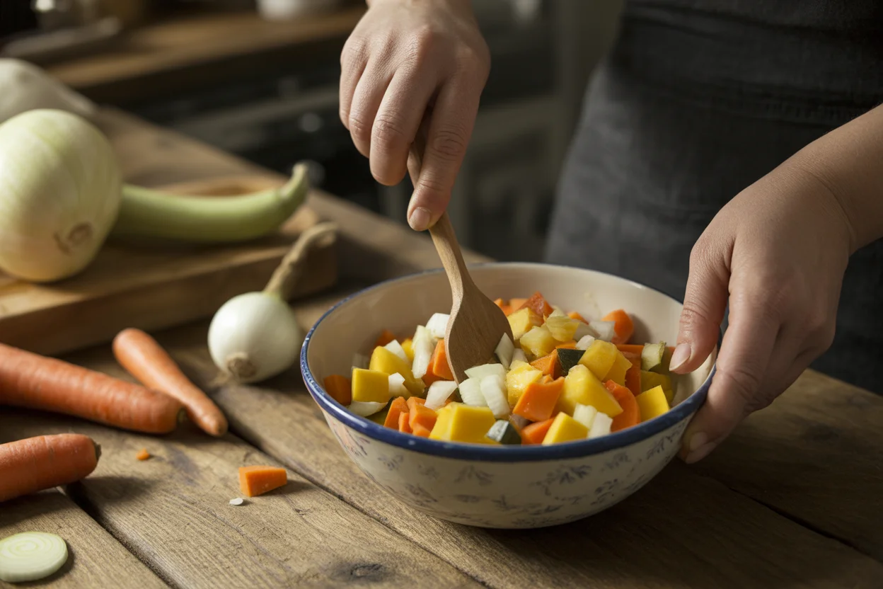 Savory Honey Roasted Winter Vegetables: A Small Pan Delight