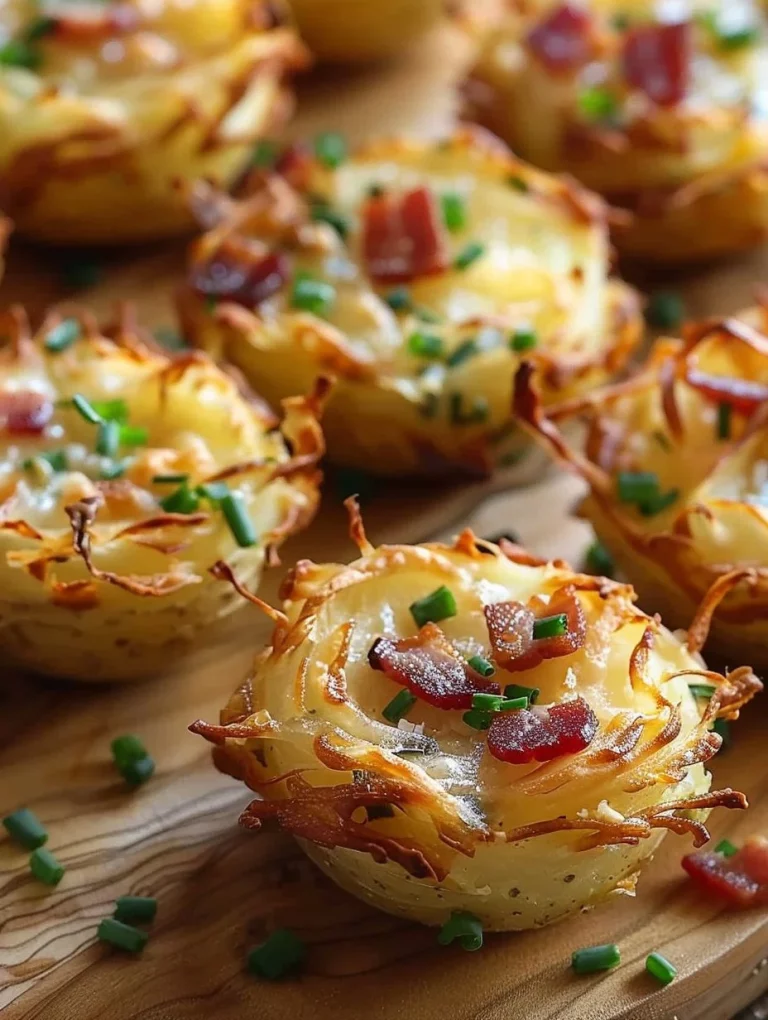Bacon and Egg Hash Brown Muffins served on a plate, perfect breakfast recipe.