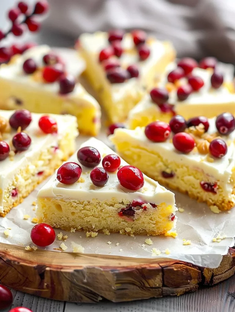 Dairy-free orange cranberry cake topped with fresh cranberries and orange zest.