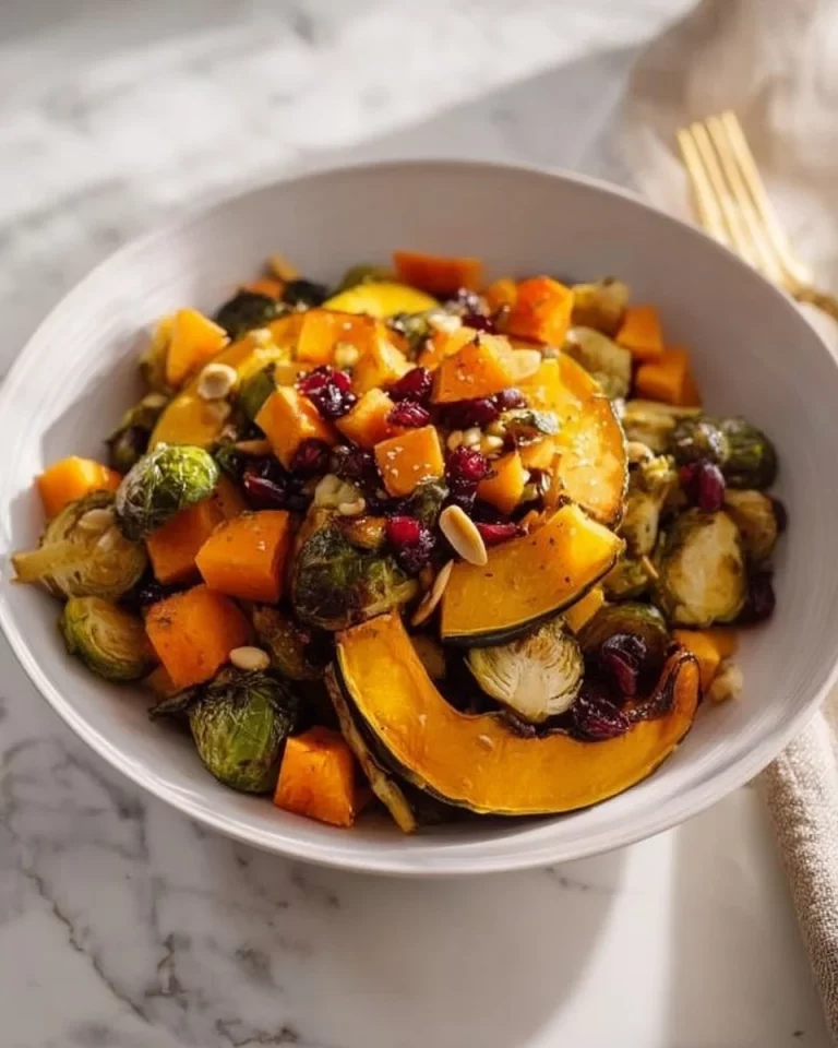 A colorful array of fall harvest veggies including pumpkins, squash, and root vegetables.