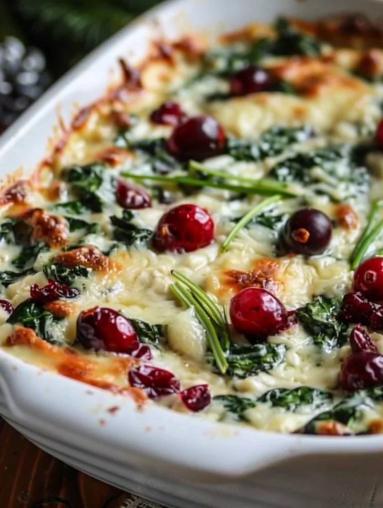 Delicious Holiday Casserole Star ready to serve at a festive table.