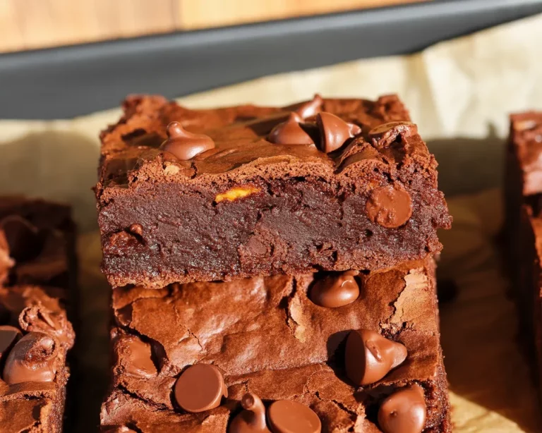 Delicious small batch espresso chocolate brownies with rich chocolaty flavor.
