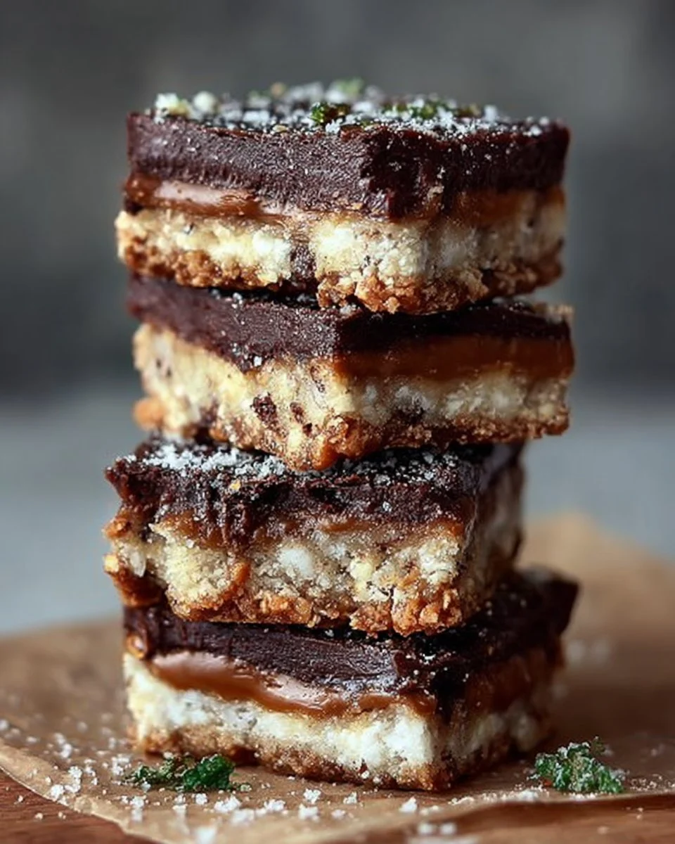 Low carb mock Snickers bar, a healthy alternative to traditional candy bars