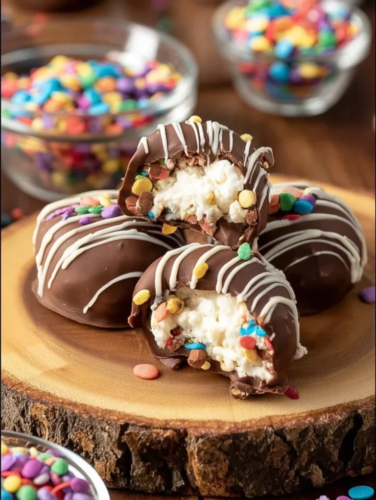 Delicious no-bake cheesecake bites on a plate ready to serve.