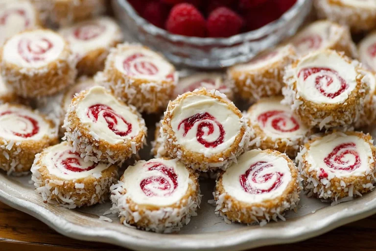 No bake Raspberry Macadamia Cookies with White Chocolate on a plate