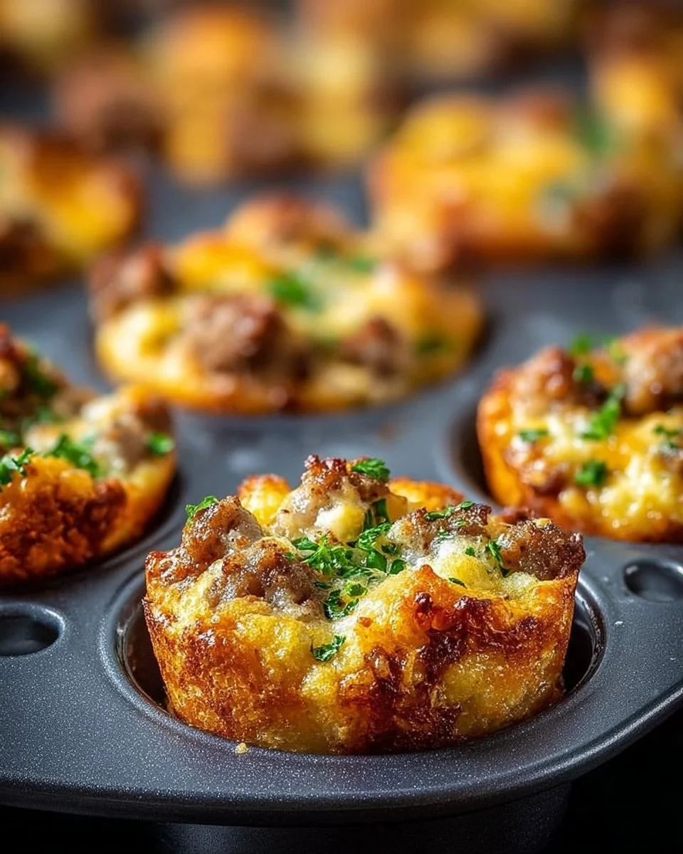 Savory stuffing bites served as delicious appetizers