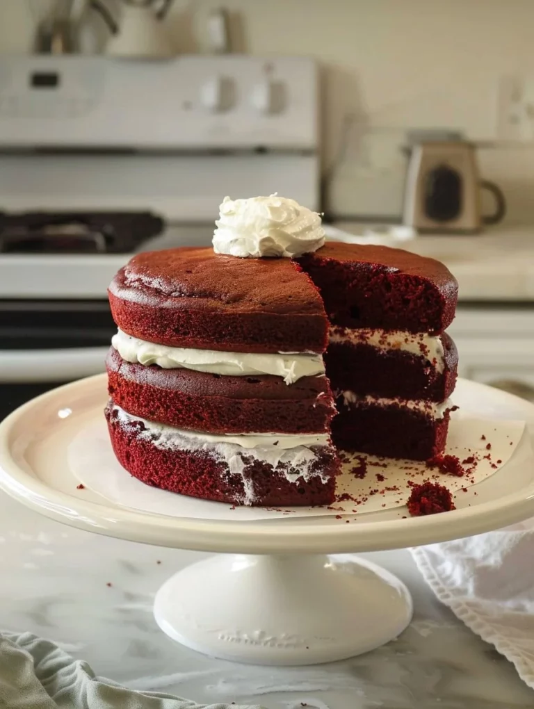 Delicious two-layer cake decorated for a celebration