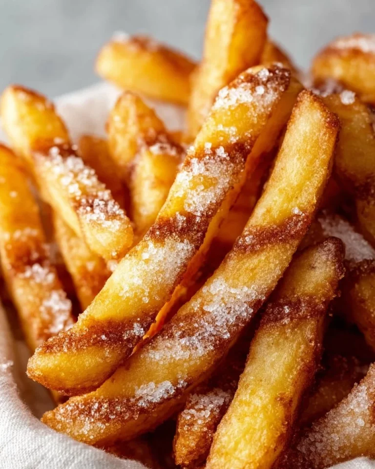 Crispy Canadian air fryer apple fries served in a bowl