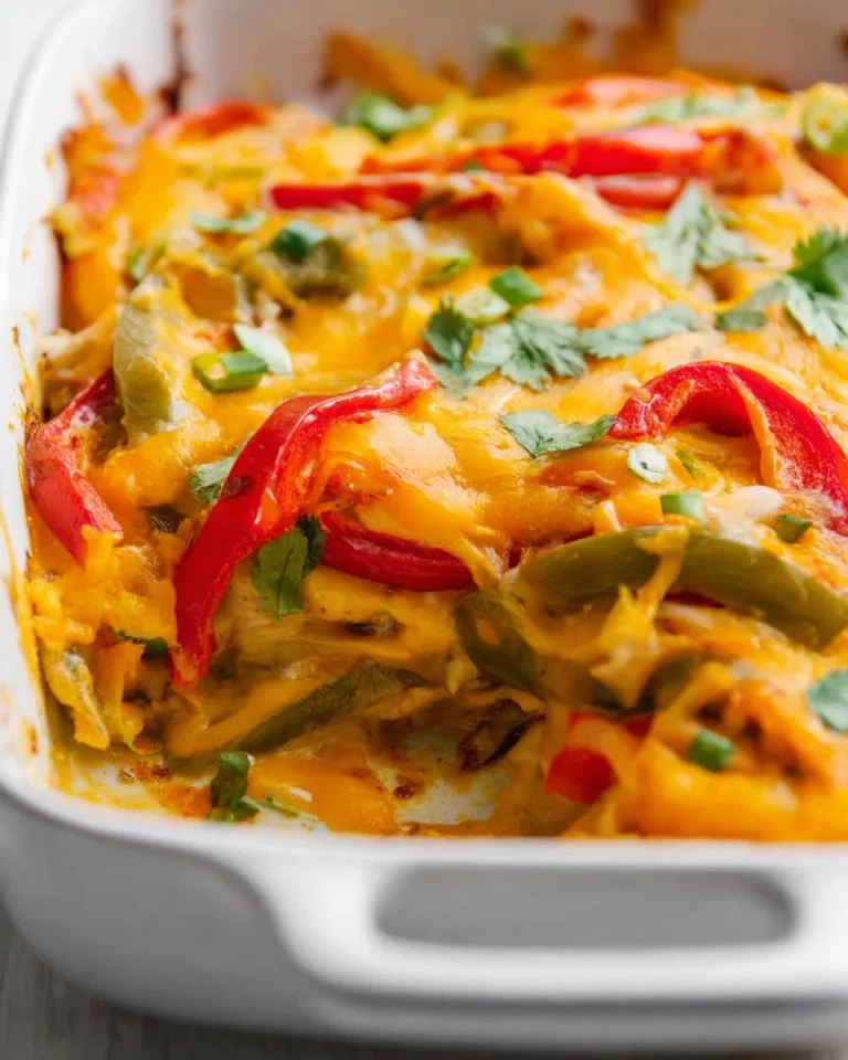 Delicious cheesy chicken casserole baked with creamy cheese and tender chicken