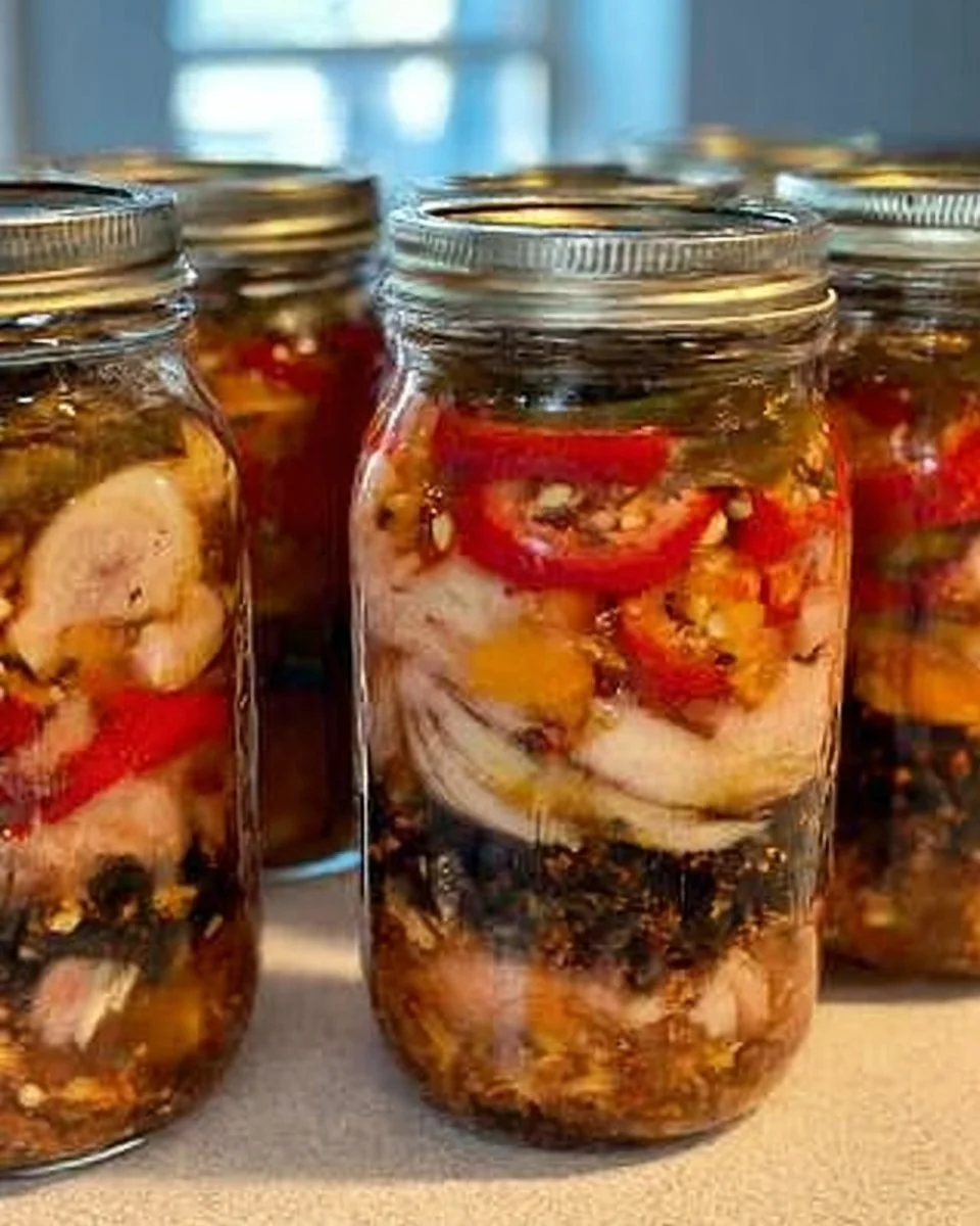 Homemade Chicken Fajita canning recipe with a flavorful spice blend.