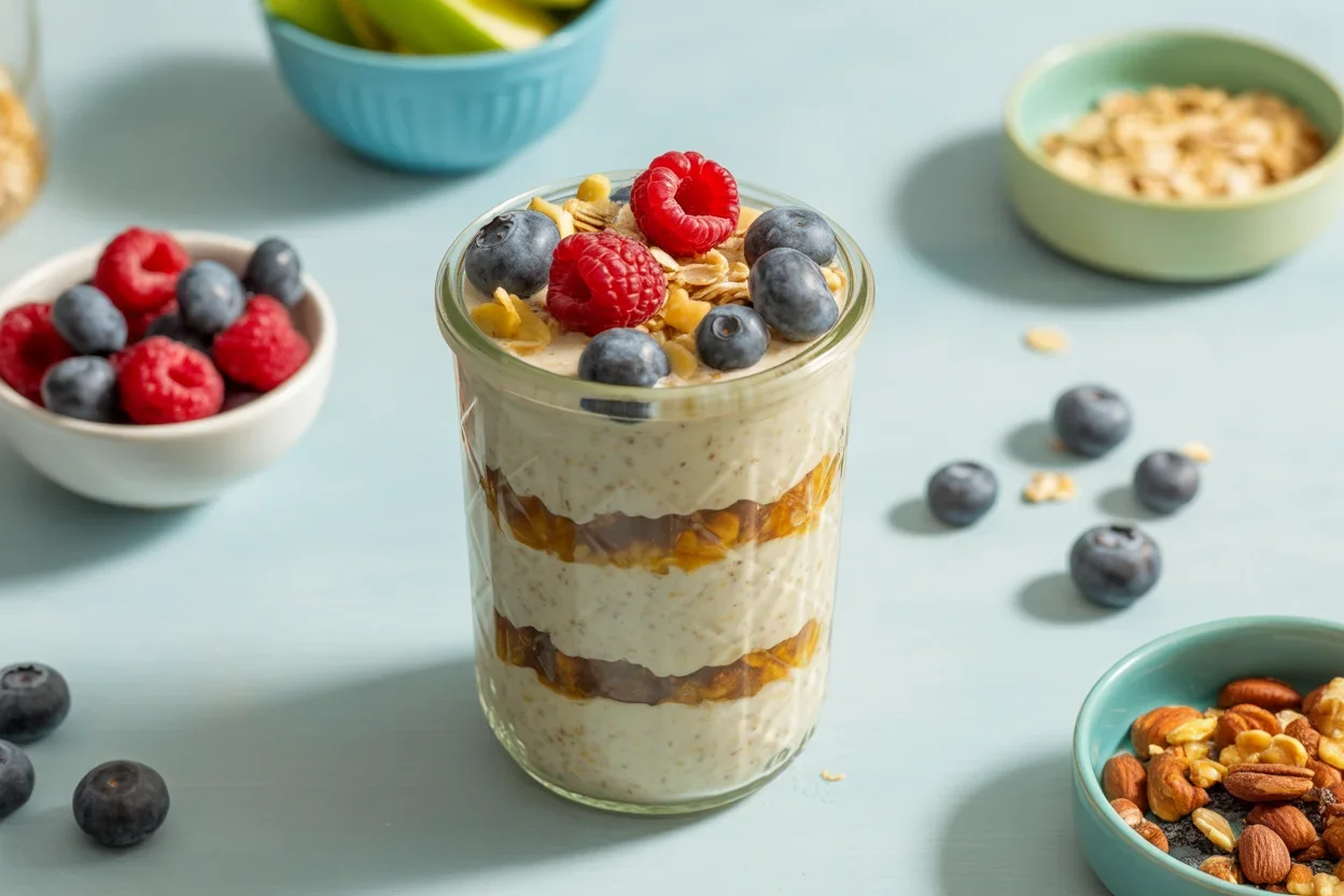 Cozy Apple Cinnamon Overnight Oats for a Delightful Fall Morning