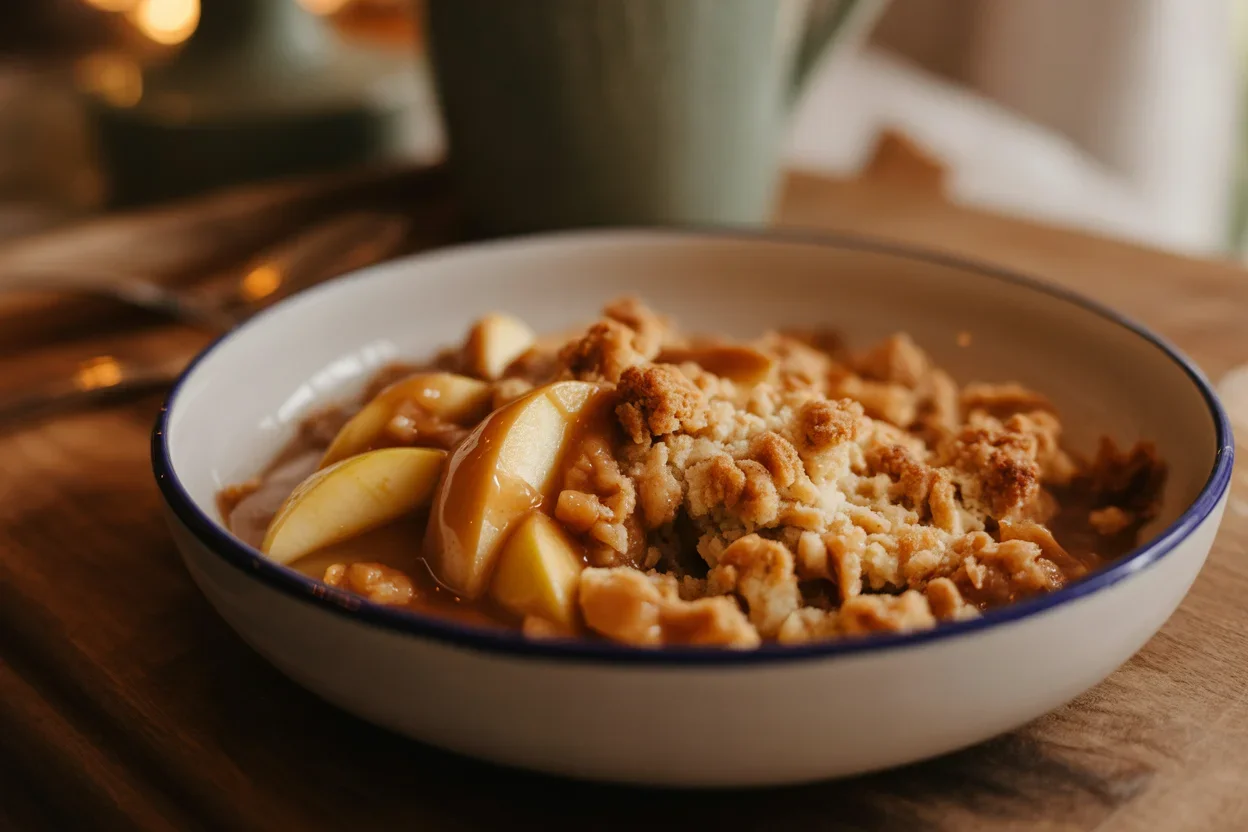Cozy Old-Fashioned Apple Crisp Recipe for Two