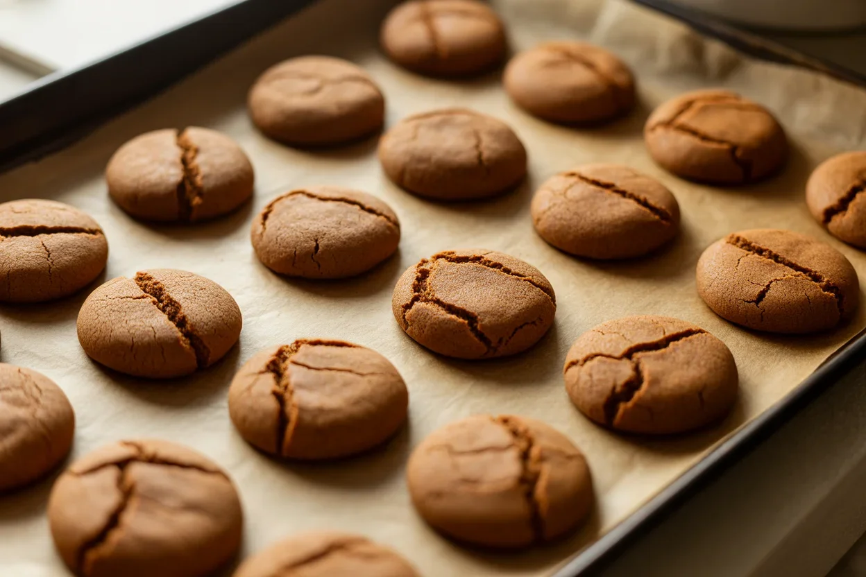 Traditional Ginger Molasses Cookies (Soft Bake)