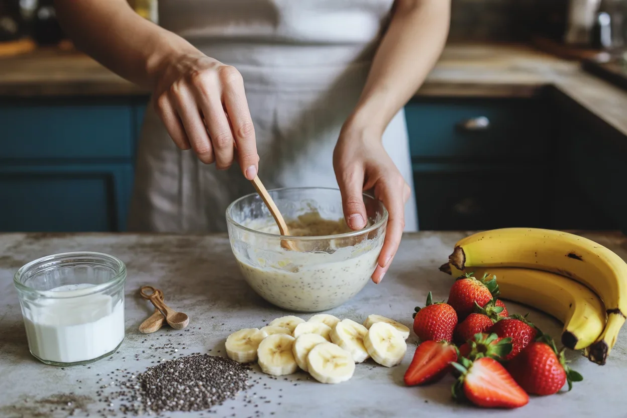 Creamy & Filling Overnight Oats with Greek Yogurt - Easy Recipe