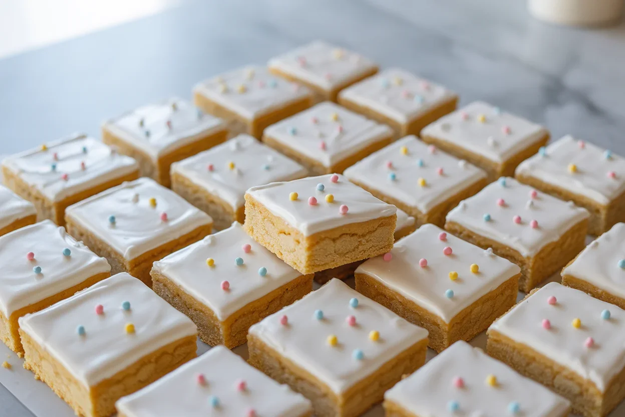 Delicious Classic Sugar Cookie Bars with Modern Frosting Recipe