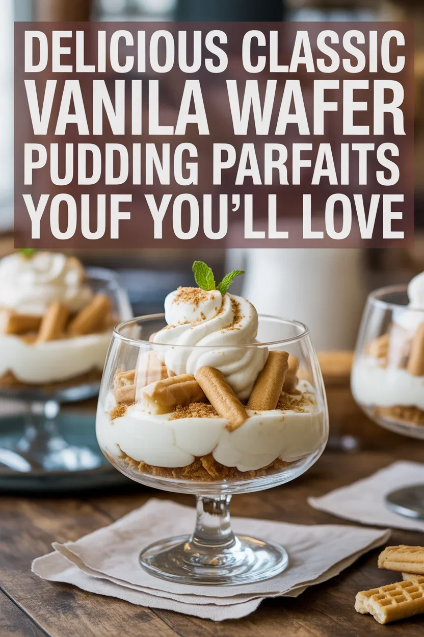 Delicious Classic Vanilla Wafer Pudding Parfaits You’ll Love