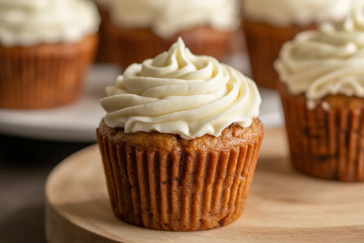 Delicious Mini Carrot Cake Muffins with Cream Cheese Frosting