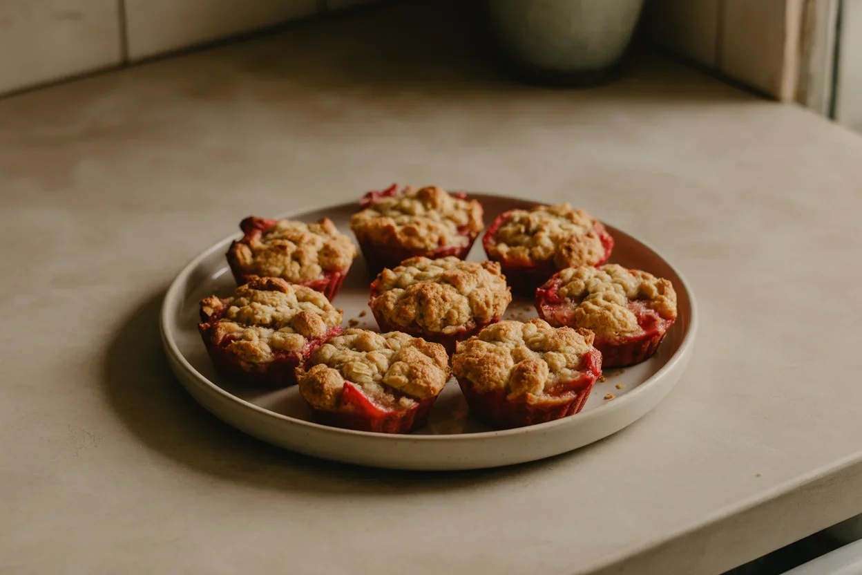 Delicious Mini Strawberry Rhubarb Cobblers for Springtime Treats