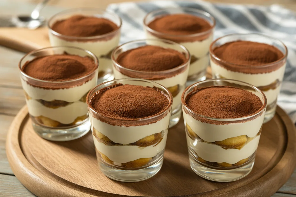 Mini Tiramisu Cups (Two Servings) (top small-batch dessert)
