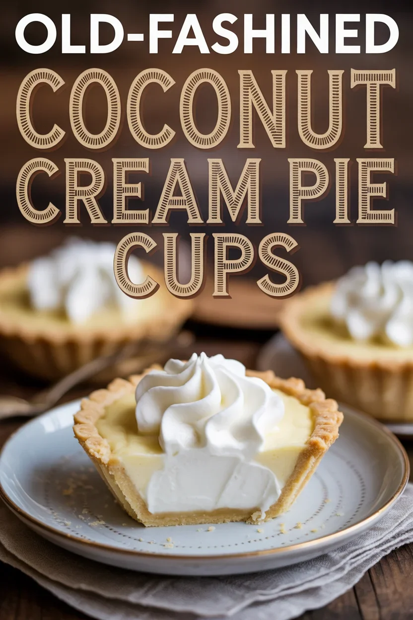 Delicious Old-Fashioned Coconut Cream Pie Cups to Savor