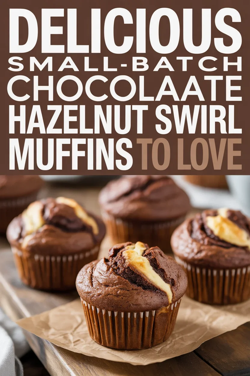 Small-Batch Chocolate Hazelnut Swirl Muffins (Pinterest favorite)
