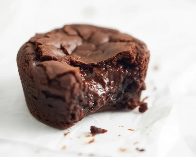 Delicious Small Batch Chocolate Mug Brownie served in a white mug with a spoon